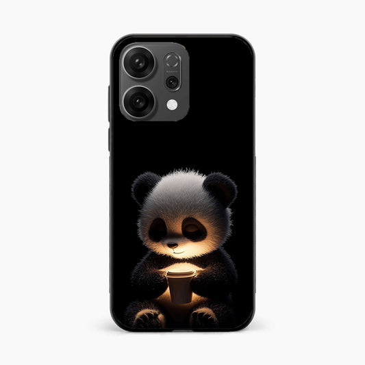 Soft Glow Panda Oppo Reno 14 5G Back Cover