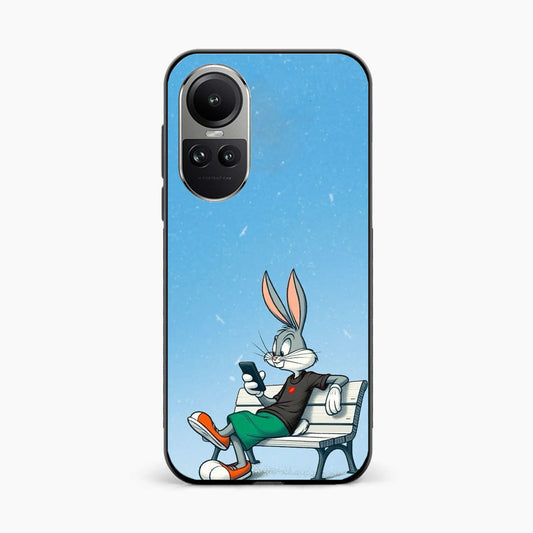 Chill Bunny Aesthetic Oppo Reno 10 Pro Back Cover