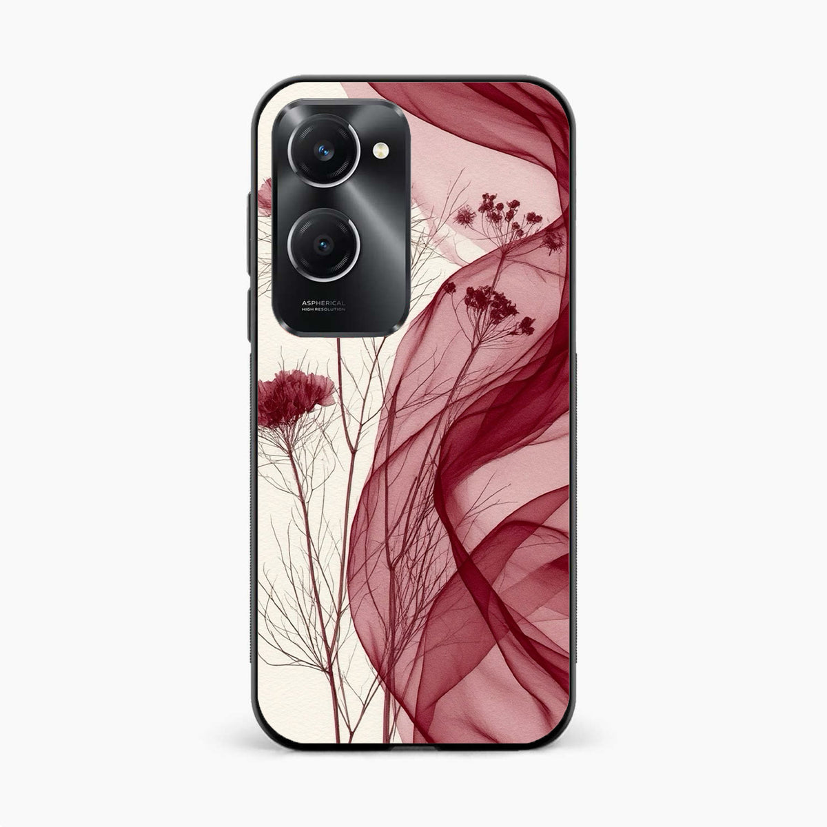 Red Floral Dream Vivo Y28s 5G Back Cover