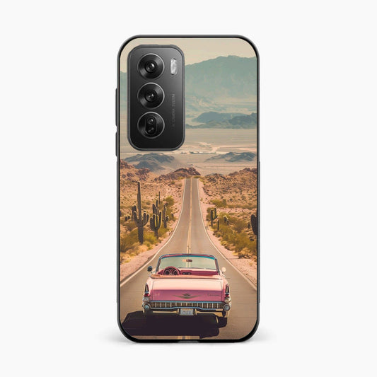 Classic Car Scenic Oppo Reno 12 Pro 5G Back Cover