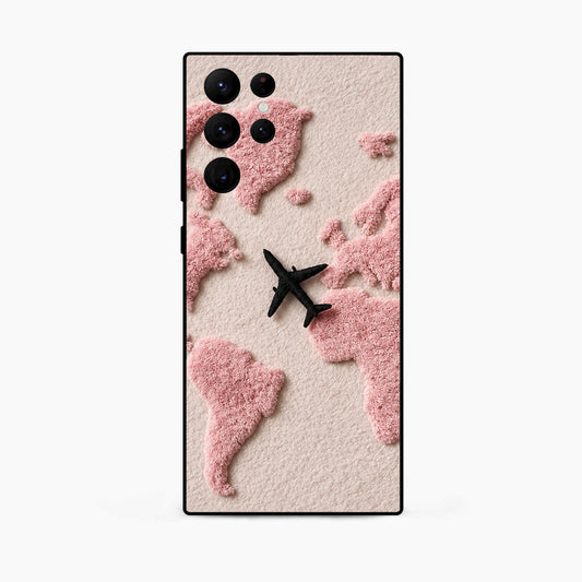 Pink Travel Mood Samsung S25 Ultra Back Cover