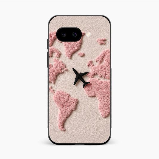 Pink Travel Mood Google Pixel 9A Back Cover