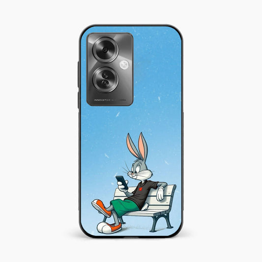 Chill Bunny Aesthetic Oppo F25 Pro 5G Back Cover