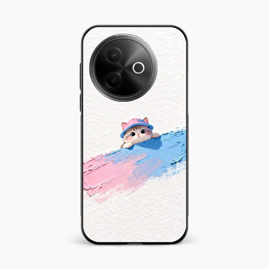 Cute Peekaboo Kitty Vivo Y39 5G Back Cover