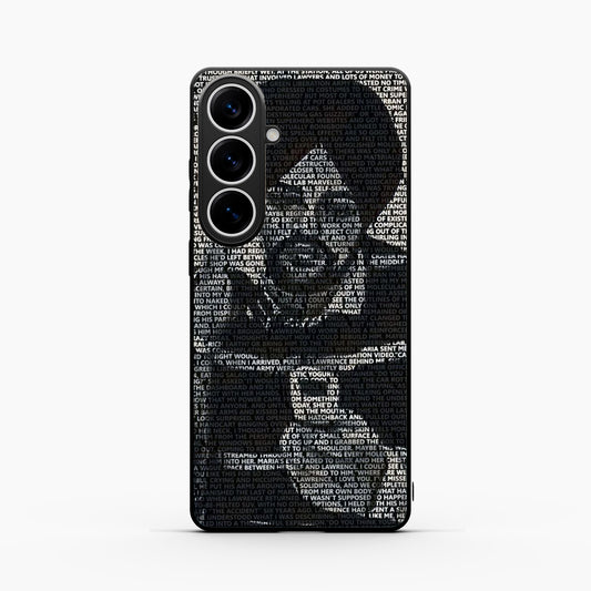 Sidhu Moosewala Minimal Text Art Samsung S26 Back Covers