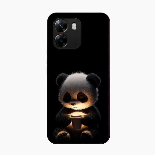 Soft Glow Panda Oppo A6x 5G Back Cover