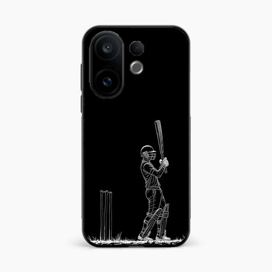 Cricket Minimal Line Art Vivo V60 5G Back Cover