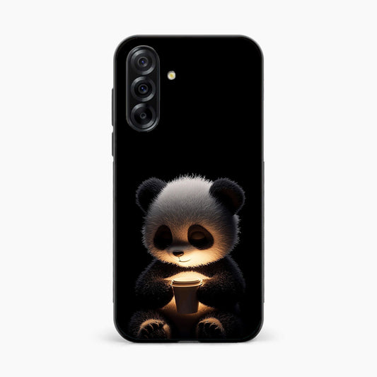 Soft Glow Panda Samsung A37 5g Back cover