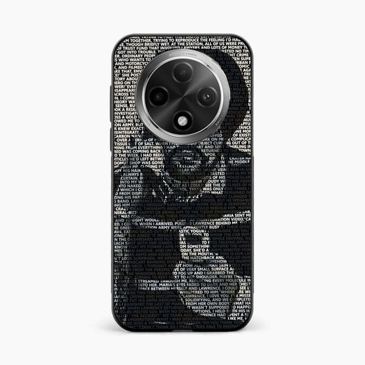 Sidhu Moosewala Minimal Text Art Oppo F27 5g Back Covers