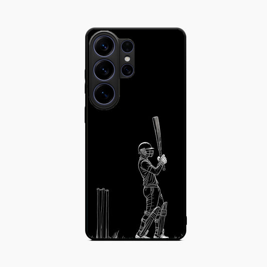 Cricket Minimal Line Art Samsung S26 Ultra Back Cover