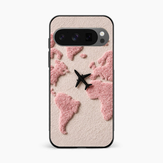Pink Travel Mood Google Pixel 10 Pro Back Cover