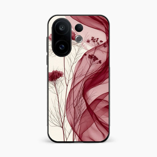 Red Floral Dream Vivo T4 Pro 5G Back Cover
