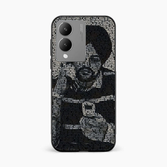 Sidhu Moosewala Minimal Text Art Vivo Y17s Back Cover