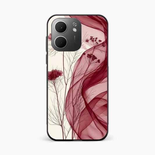 Red Floral Dream Oppo A5x 5G Back Cover