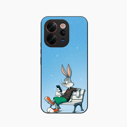 Chill Bunny Aesthetic Vivo V70 5G Back Cover