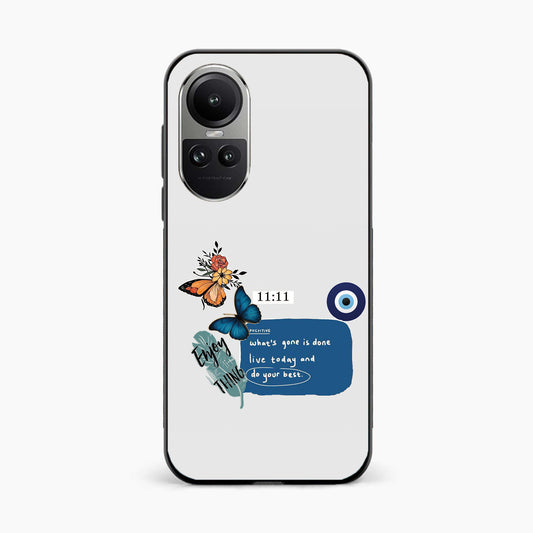 11:11 Positive Vibes Oppo Reno 10 Back Cover