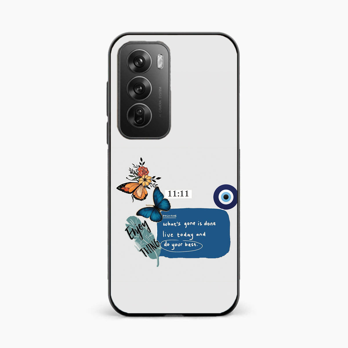 11:11 Positive Vibes Oppo Reno 12 5G Back Cover
