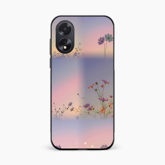 Floral Mist Fantasy Oppo A38 Back Cover