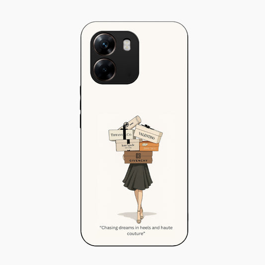 Fashion Queen Vibes Oppo A6x 5G Back Cover