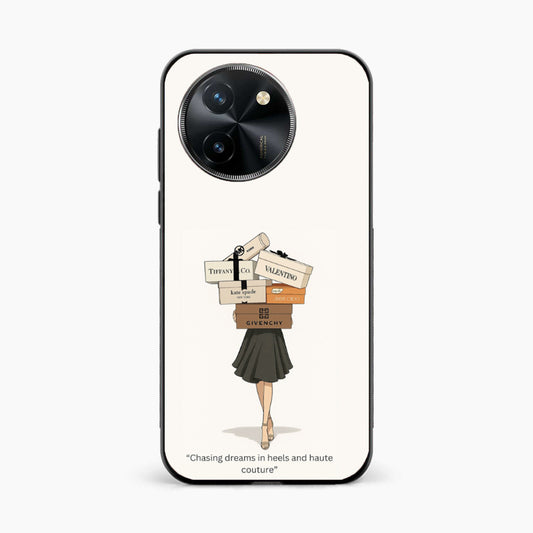 Fashion Queen Vibes Vivo T3x 5G Back Cover