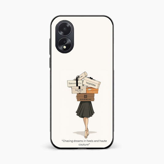Fashion Queen Vibes Oppo A38 Back Covers