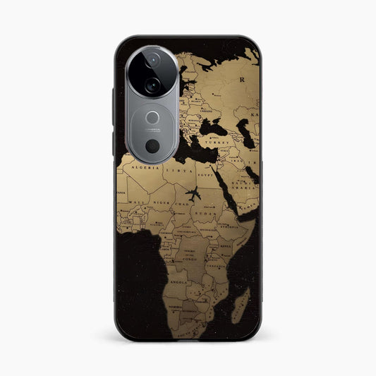 World Map Vivo V40 5G Back Cover