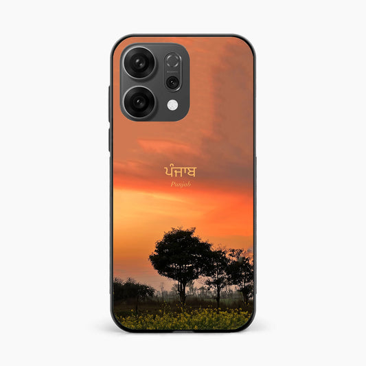 Punjab Nature Sunset Oppo Reno 14 5G Back Cover