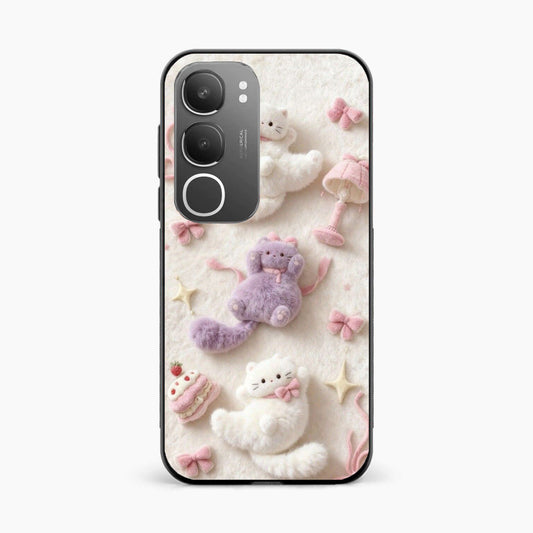 Fluffy Kitty Vivo Y29 5G Back Cover
