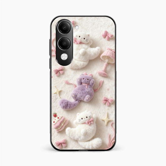 Fluffy Kitty Vivo Y19s 5g Back Cover
