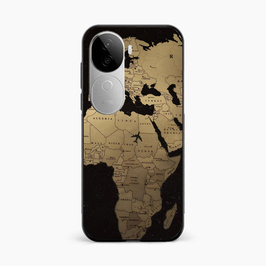 World Map Vivo V40e 5G Back Cover