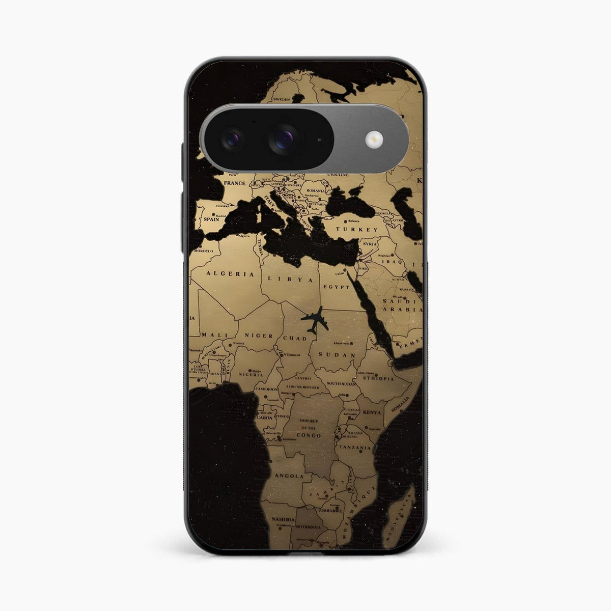 World Map Google Pixel 9 Back Cover