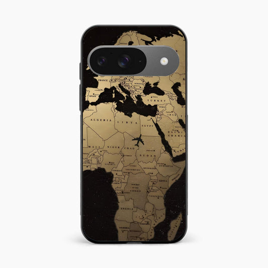 World Map Google Pixel 9 Back Cover
