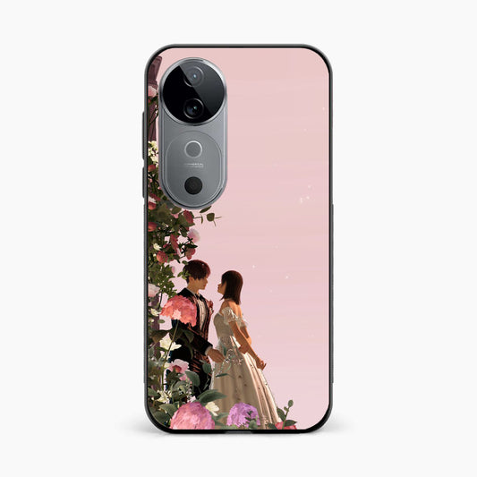 Romantic Blossom Couple Vivo V40 5G Back Cover