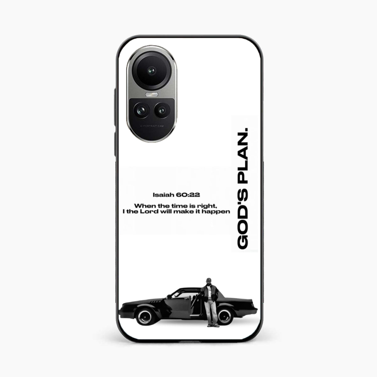 Faith Quote Minimal Oppo Reno 10 Back Cover
