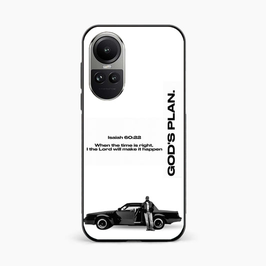 Faith Quote Minimal Oppo Reno 10 Back Cover