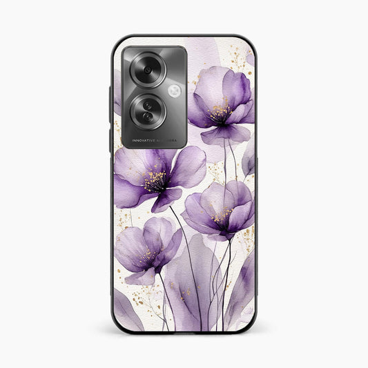 Lavender Bloom Elegance Oppo F25 Pro 5G Back Cover