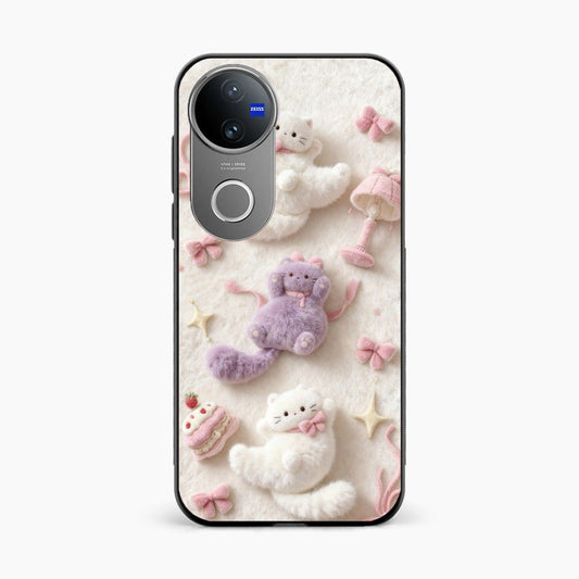 Fluffy Kitty Vivo V50 5G Back Cover