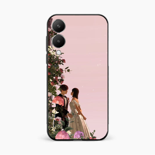 Romantic Blossom Couple Vivo Y28 5G Back Cover