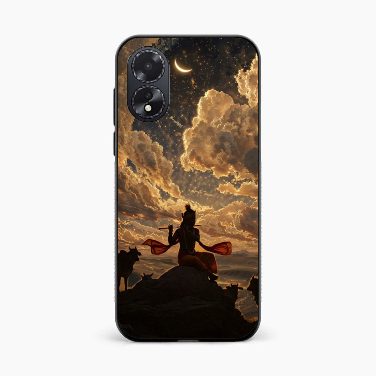 Krishna Divine Vibes Oppo A38 Back Cover