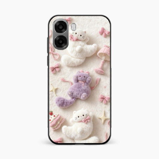 Fluffy Kitty Oppo K14x 5G Back Cover