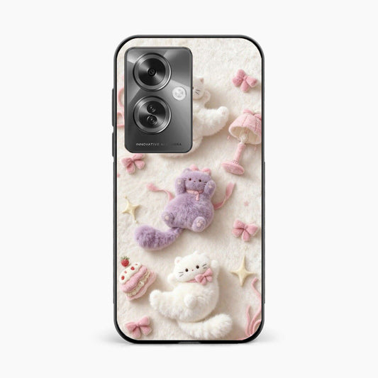 Fluffy Kitty Oppo F25 Pro 5G Back Cover