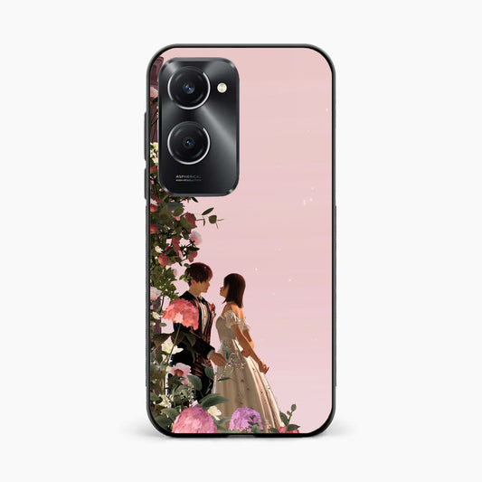 Romantic Blossom Couple Vivo Y28s 5G Back Cover
