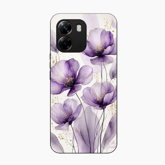 Lavender Bloom Elegance Oppo A6x 5G Back Cover