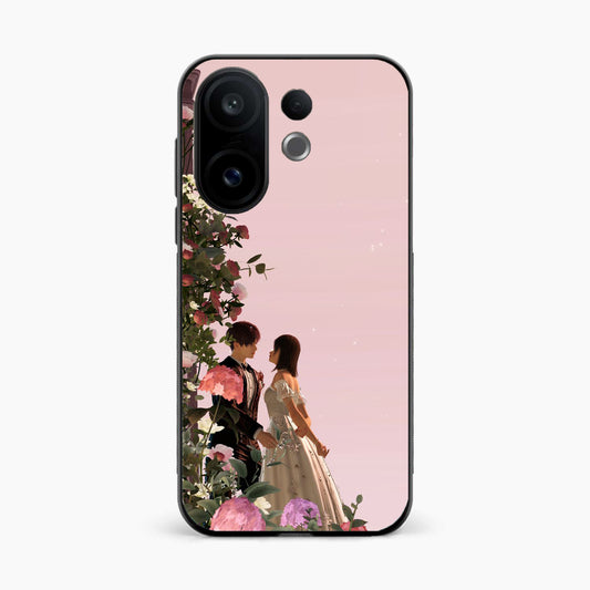 Romantic Blossom Couple Vivo V60 5G Back Cover