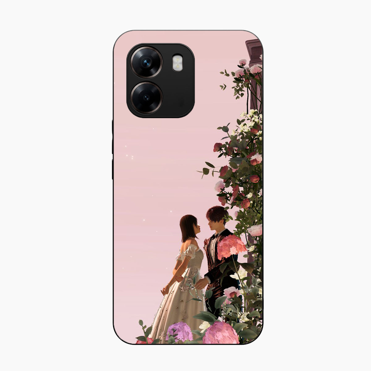 Romantic Blossom Couple Oppo A6x 5G Back Cover