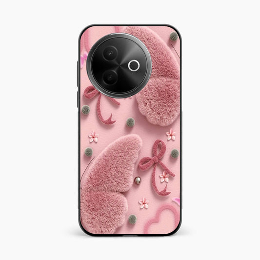 Dreamy Pink Plush Vivo Y39 5G Back Cover
