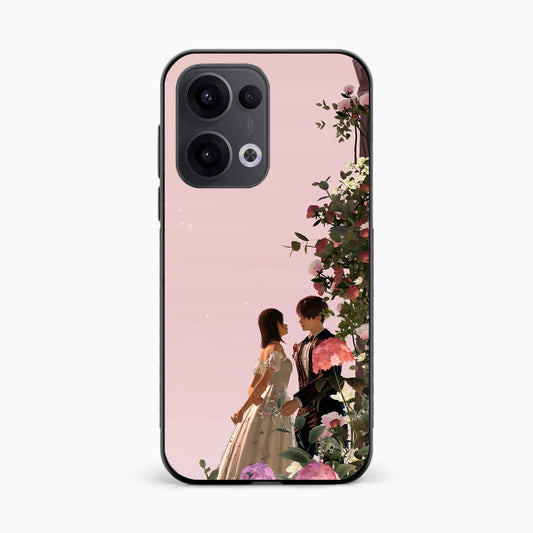 Romantic Blossom Couple Oppo Reno 13 5G Back Cover