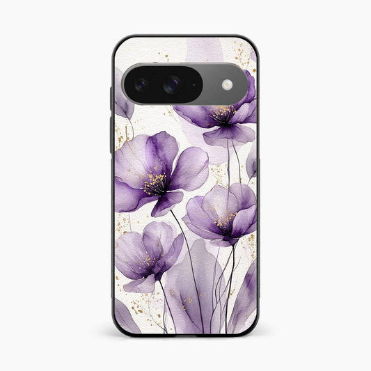 Lavender Bloom Elegance Google Pixel 9 Back Cover