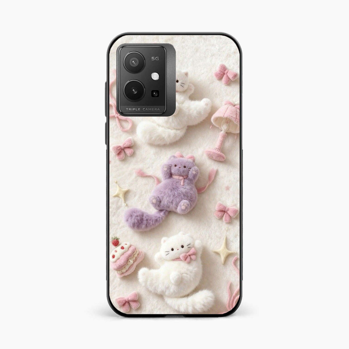 Fluffy Kitty Vivo T1 5G Back Cover