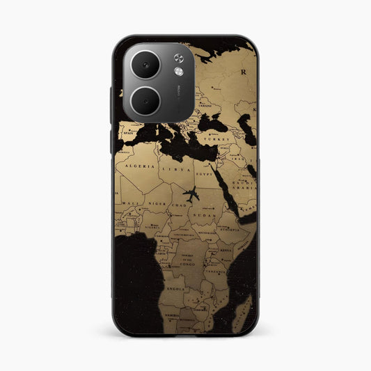 World Map Oppo A5x 5G Back Cover